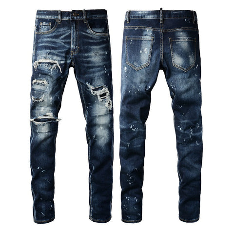 Men Trendy Jeans High-street trendy apparel