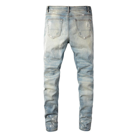 Men Trendy Jeans High-street trendy apparel