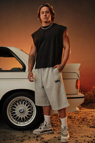 1107 - Extra Long Baggy Shorts