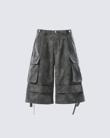 Refined Utility Cargo Bermuda Shorts