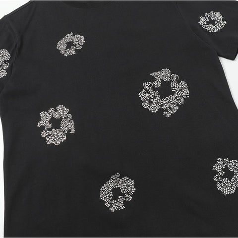 Denim Tears T Shirts Rhinestones