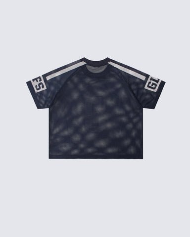 Vintage Wash Mesh Number Graphic Tee