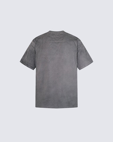 Distressed Casual American Graphic Print P-Shirt