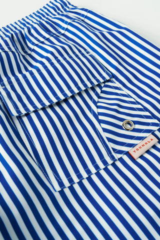 1056 - Striped Swim Shorts