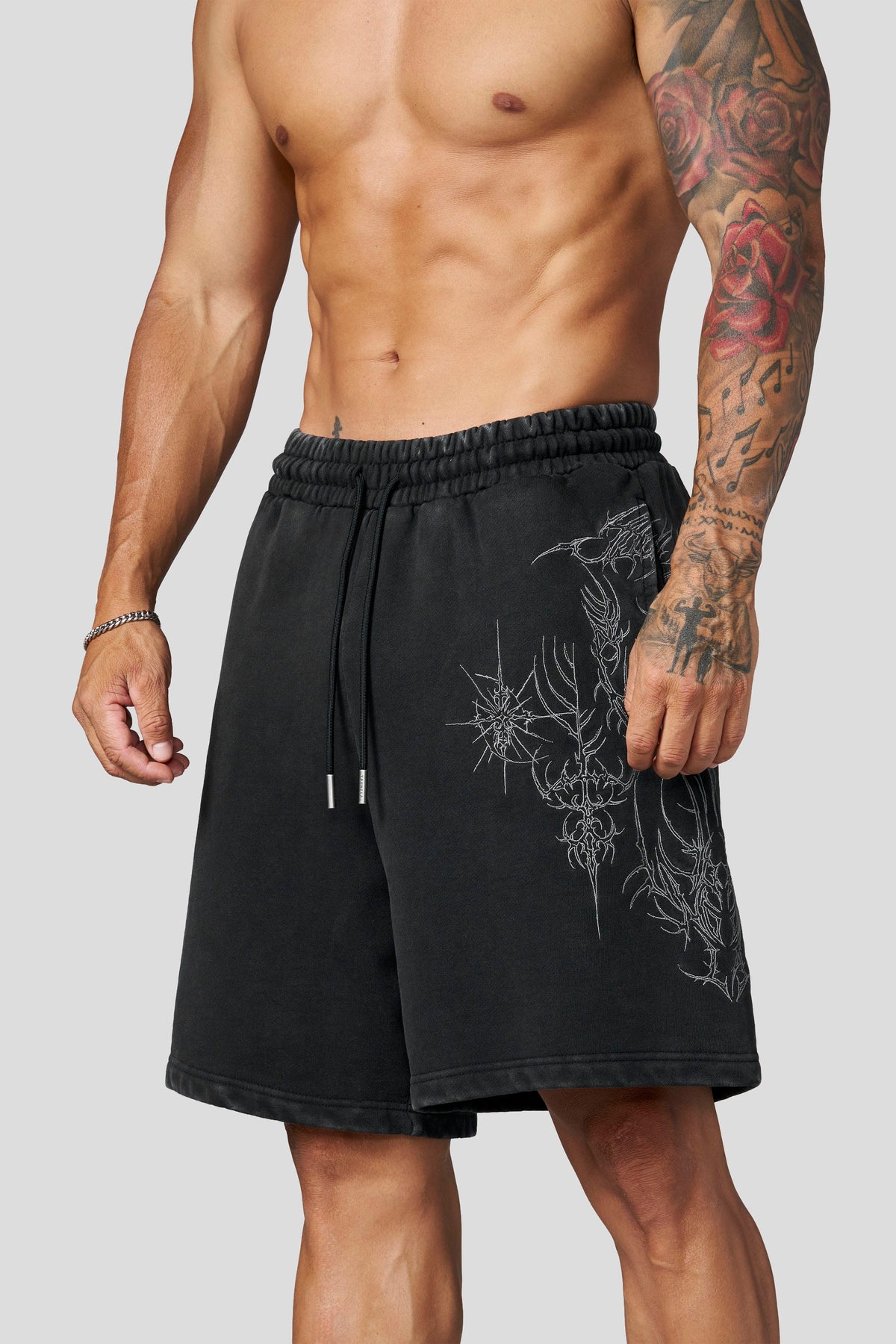 1093 - Cyberpunk Fleece Shorts