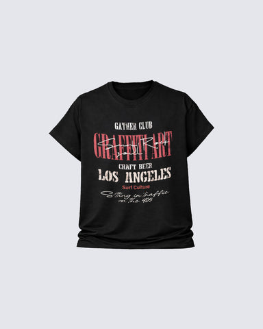 Graphic Letter Print Street Casual T Shirt