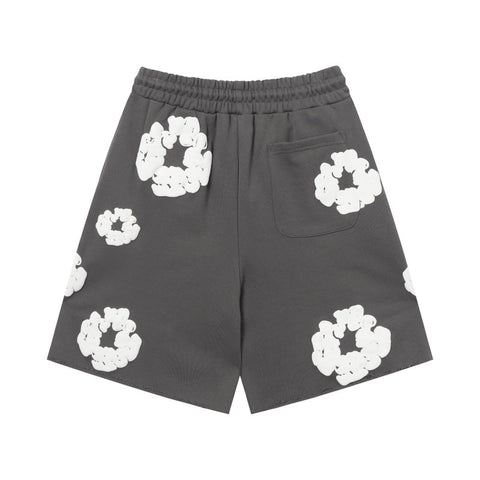 Denim Tears Shorts Premium-quality puff print casual streetwear style