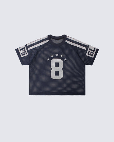 Vintage Wash Mesh Number Graphic Tee
