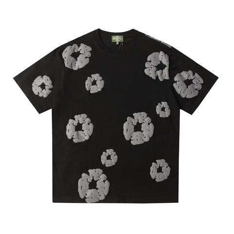 Denim Tears T Shirts Premium-quality puff print casual streetwear style