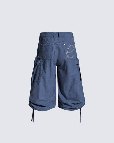 Street New Utility Wide-Leg Shorts