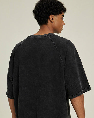 Vintage Washed Raglan Sleeve T-Shirt