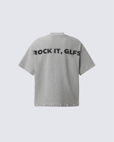 Vintage Studded Graphic T-Shirt New