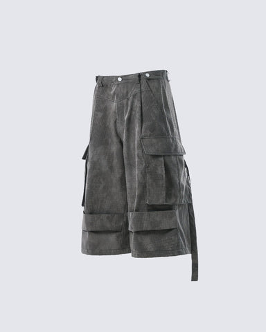 Refined Utility Cargo Bermuda Shorts