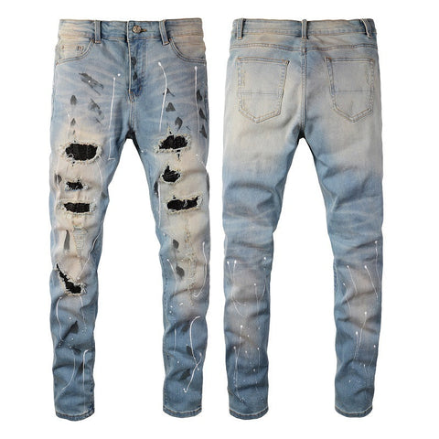 Men Trendy Jeans High-street trendy apparel