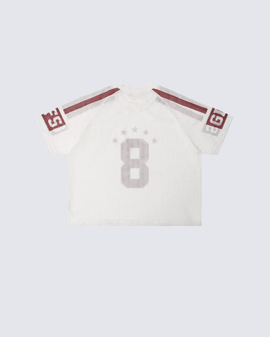 Vintage Wash Mesh Number Graphic Tee