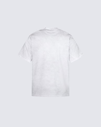 Distressed Casual American Graphic Print P-Shirt
