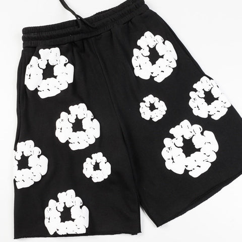Denim Tears Shorts Premium-quality puff print casual streetwear style