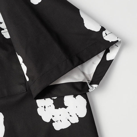 Denim Tears Button-Down Shirt Flower Woven