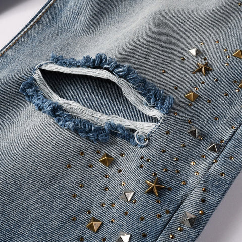 Men Trendy Jeans High-street trendy apparel