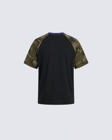 Vintage Camo Raglan T-Shirt New