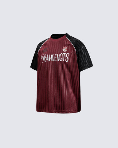 Retro Striped Star Number Jersey T-Shirt