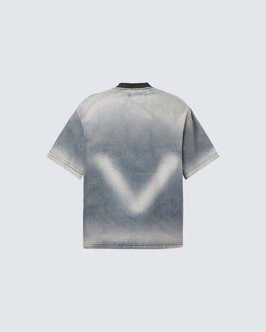 Vintage Washed Faded Graphic Casual T-Shirt