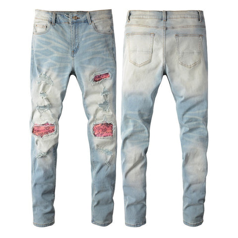Men Trendy Jeans High-street trendy apparel