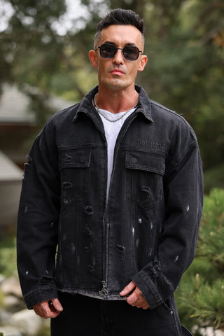 5133 - Naruto Distressed Denim Jackets