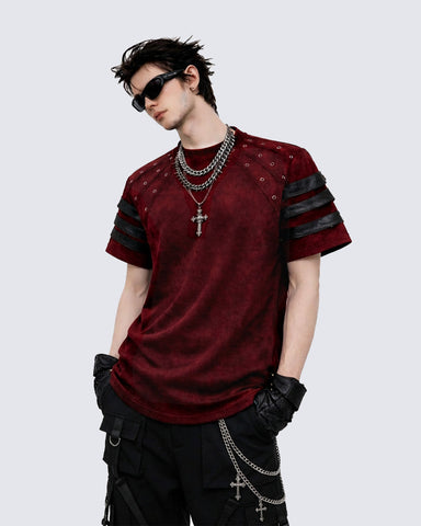 Vintage Rivet Short Sleeve T-Shirt