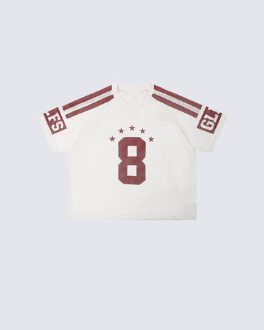 Vintage Wash Mesh Number Graphic Tee