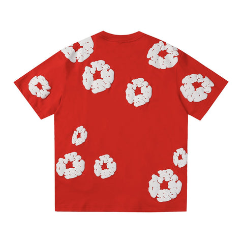 Denim Tears T Shirts Premium-quality puff print casual streetwear style