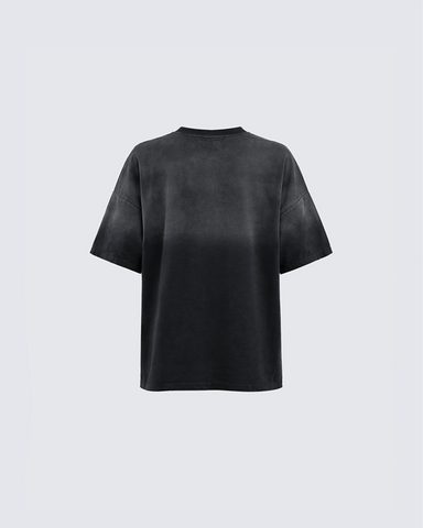 Vintage Band Graphic Distressed T-Shirt
