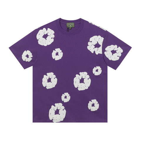 Denim Tears T Shirts Premium-quality puff print casual streetwear style
