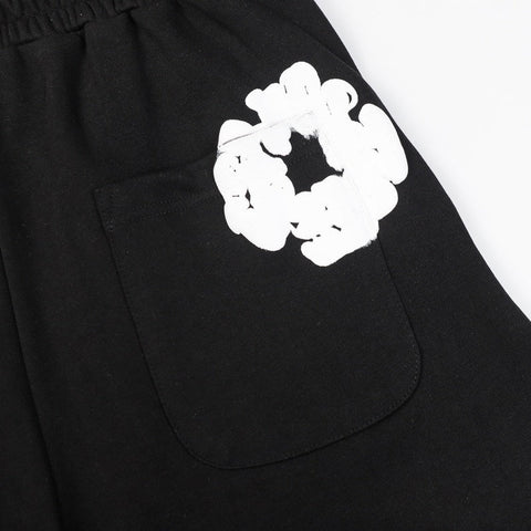 Denim Tears Shorts Premium-quality puff print casual streetwear style