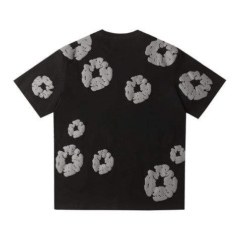 Denim Tears T Shirts Premium-quality puff print casual streetwear style
