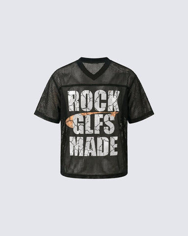 Vintage Mesh Graphic Jersey New