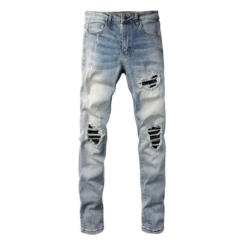 Men Trendy Jeans High-street trendy apparel