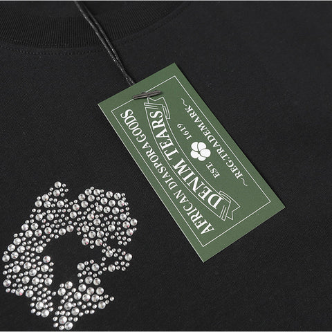Denim Tears T Shirts Rhinestones