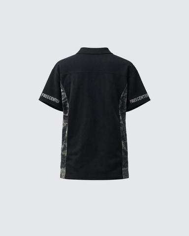 Number Print Polo T-Shirt