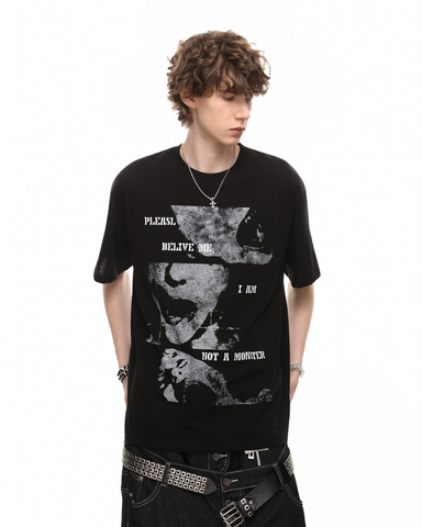 New Vintage Graphic Print T-Shirt