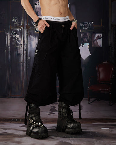 Street New Utility Wide-Leg Shorts