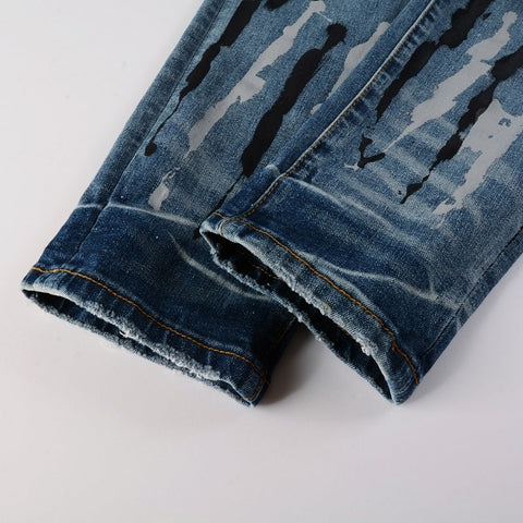 Men Trendy Jeans High-street trendy apparel