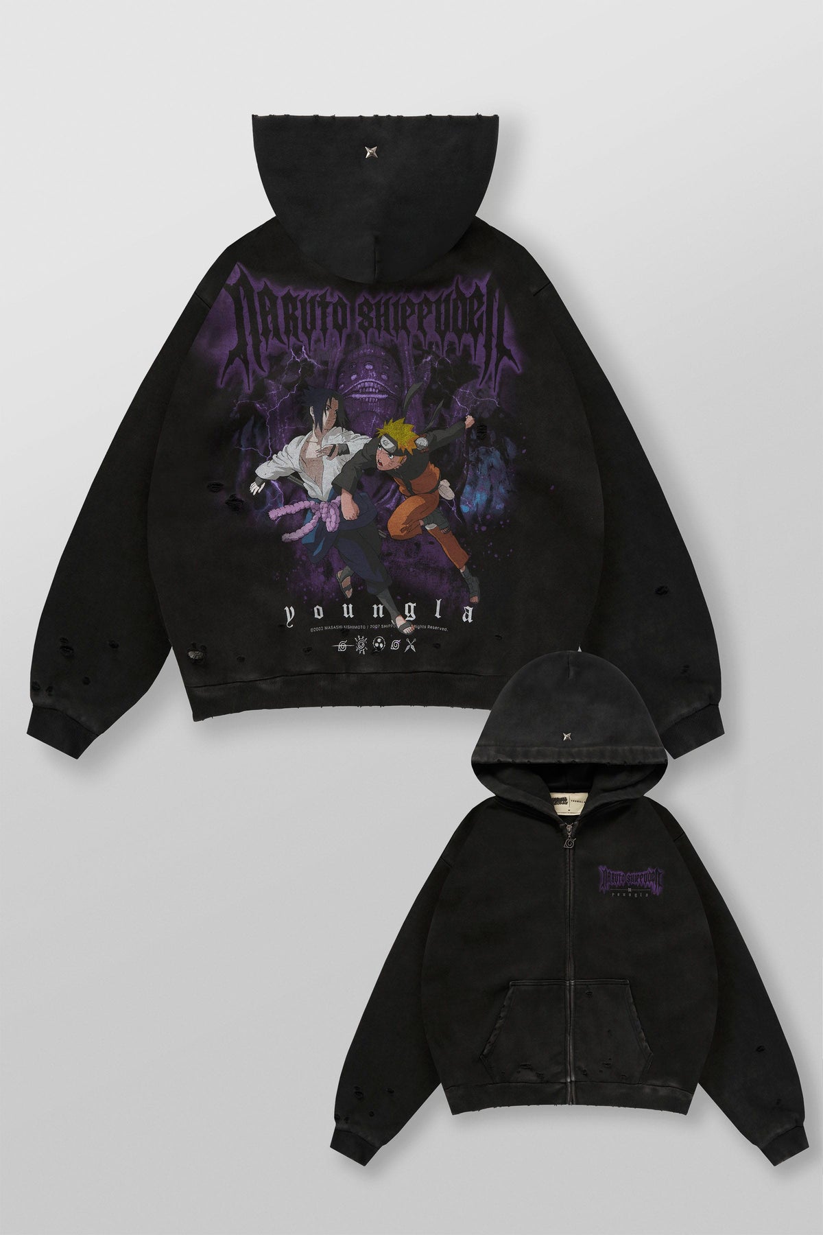5086 - Naruto Zip-Up Hoodies
