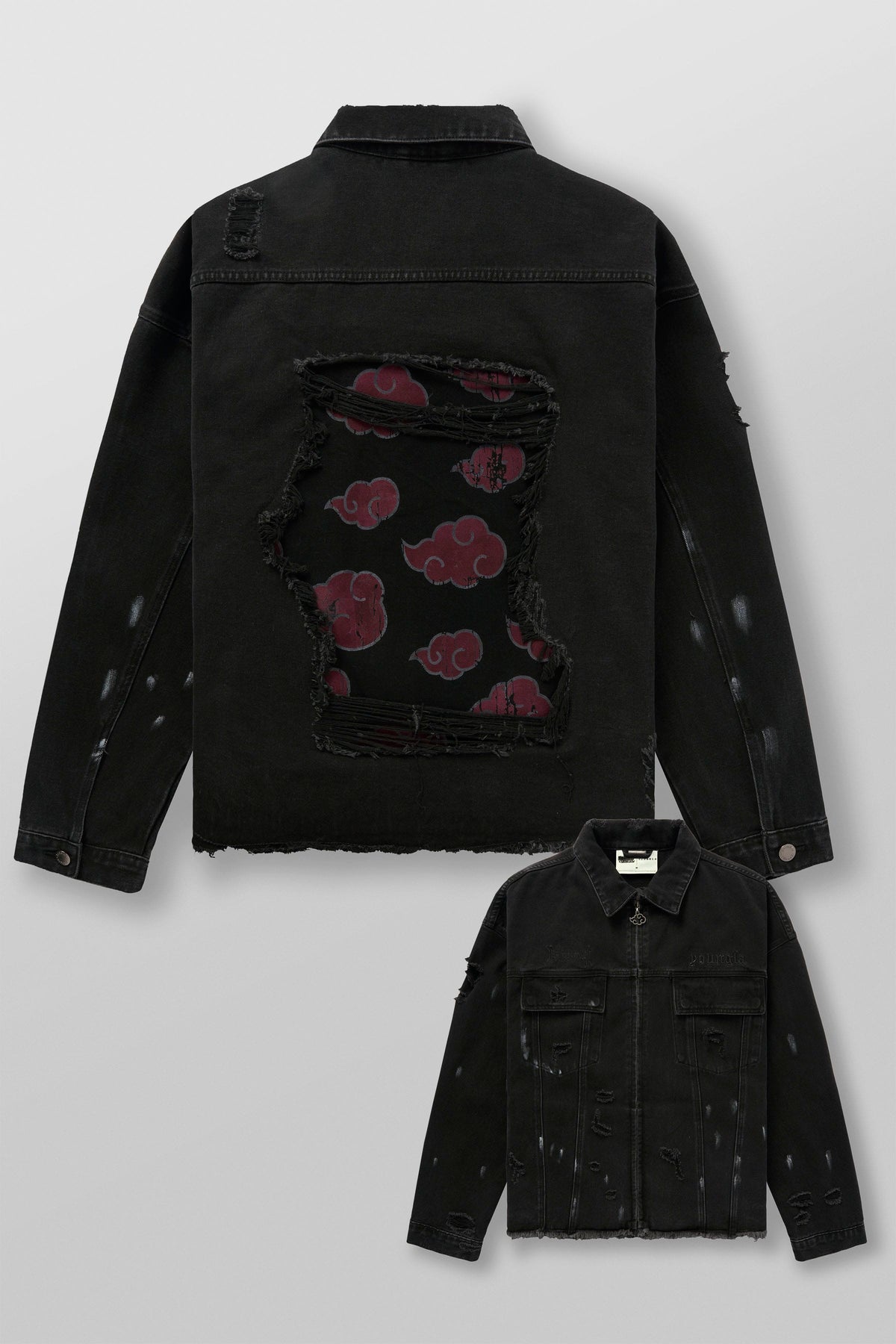 5133 - Naruto Distressed Denim Jackets