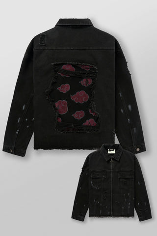 5133 - Naruto Distressed Denim Jackets