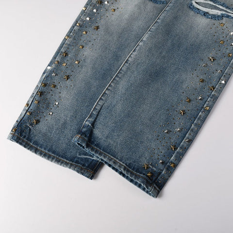 Men Trendy Jeans High-street trendy apparel