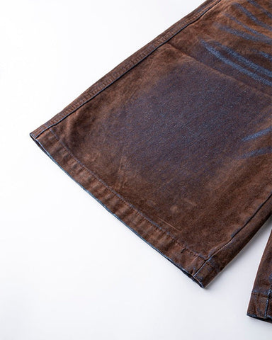 Brown Washed New Vintage Shorts