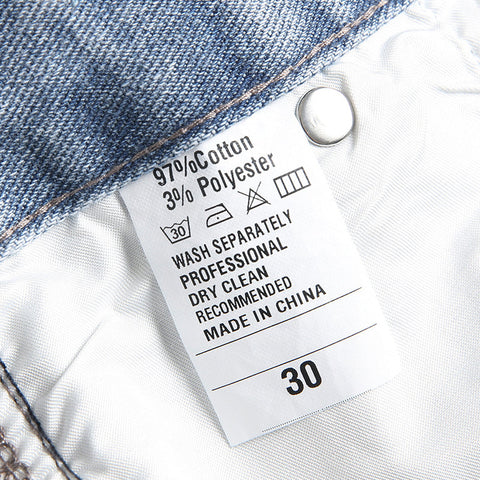 Mens Fashion Jeans Destroy embroidery thread balls 5720#