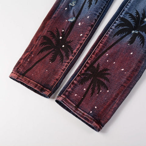 Men Trendy Jeans High-street trendy apparel