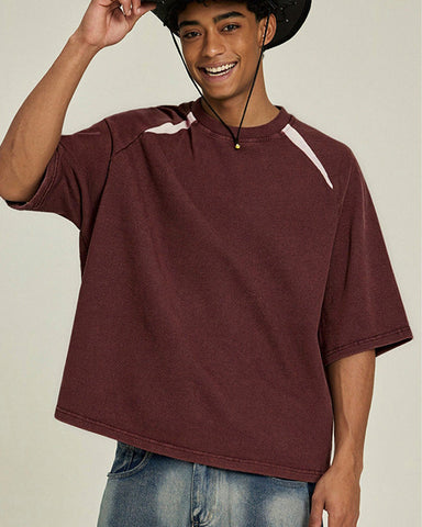 Vintage Washed Raglan Sleeve T-Shirt